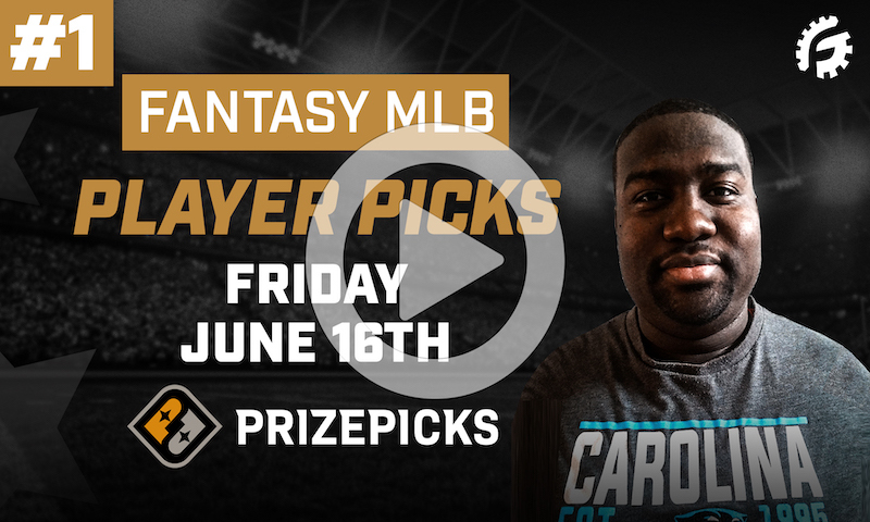 MLB Fantasy Pick'em on PrizePicks - Friday, June 16th (1 of 2)