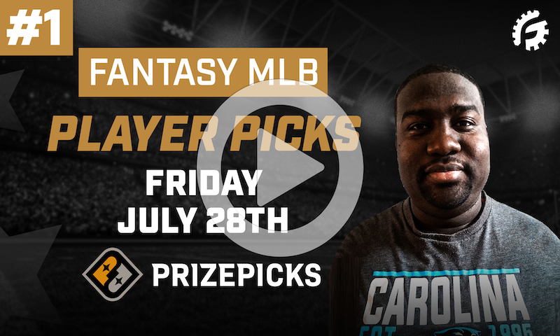 MLB Fantasy Pick'em on PrizePicks - Friday, July 28th (1 of 2)