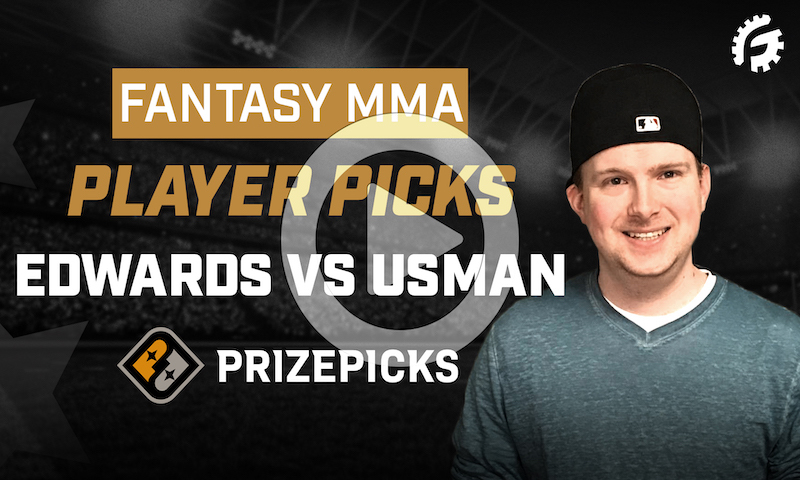 MMA Player Picks on PrizePicks - Edwards vs Usman