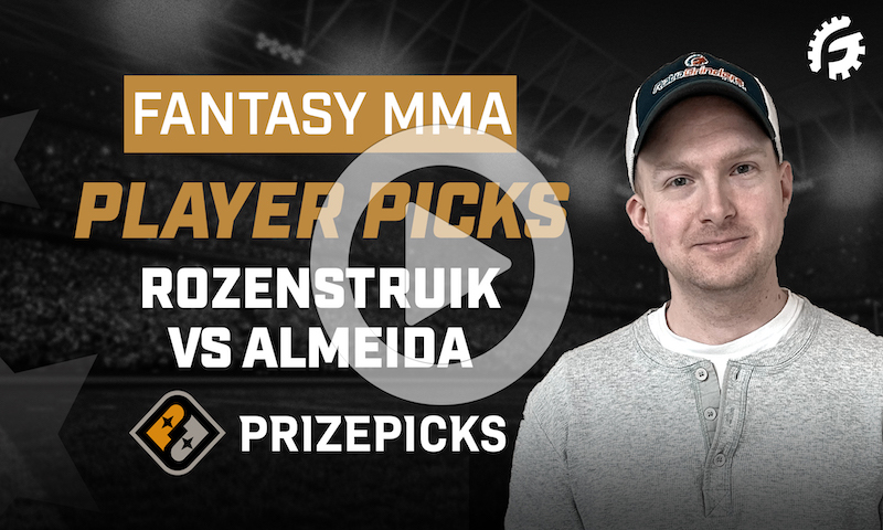 MMA Fantasy Pick'em on PrizePicks - Rozenstruik vs Almeida