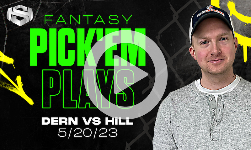 MMA Fantasy Pick'Em Plays for StatHero - Dern vs Hill