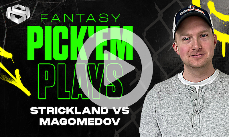 MMA Fantasy Pick'Em Plays for StatHero - Strickland vs Magomedov