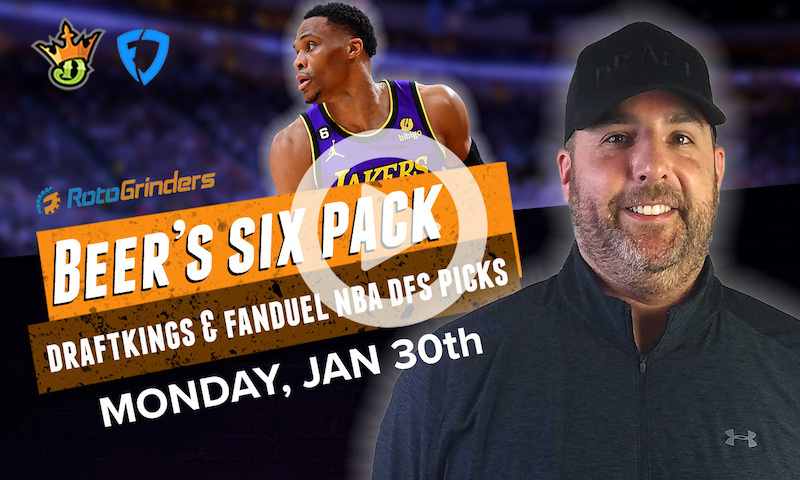 DraftKings and FanDuel NBA Six-Pack: Monday, Jan 30th