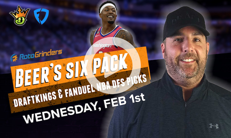 DraftKings and FanDuel NBA Six-Pack: Wednesday, Feb 1st