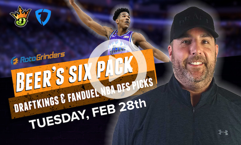 DraftKings and FanDuel NBA Six-Pack: Tuesday, Feb 28th