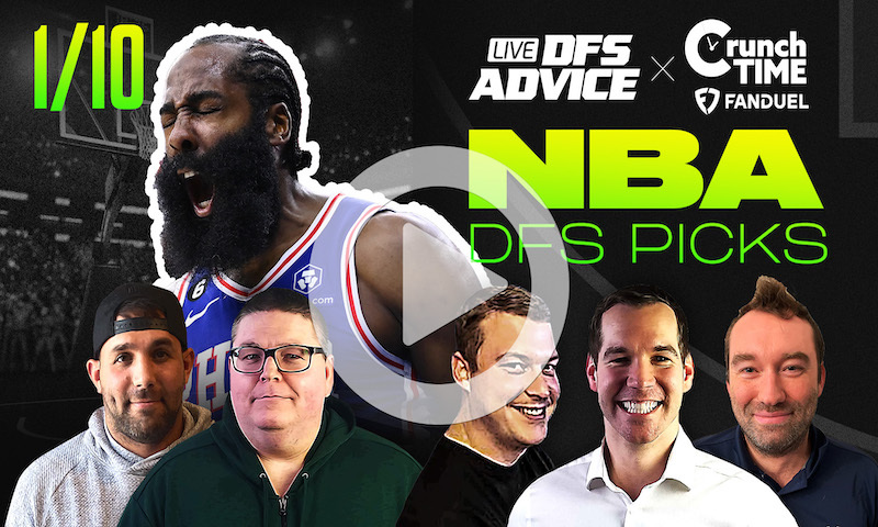 GrindersLive / Crunch Time - 1/10/23 NBA DFS Picks & Strategy