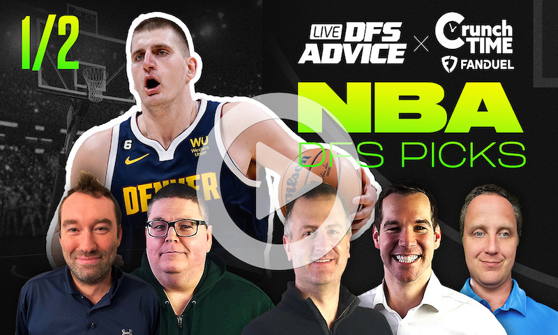GrindersLive / Crunch Time - 1/2/23 NBA DFS Picks & Strategy