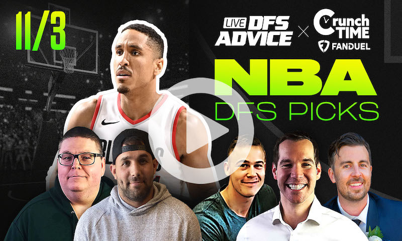 GrindersLive / Crunch Time - 11/3/23 NBA DFS Picks & Strategy