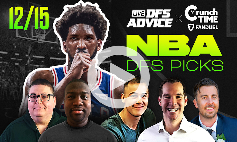 GrindersLive / Crunch Time - 12/15/23 NBA DFS Picks & Strategy