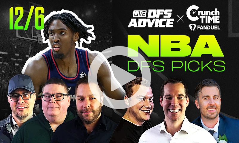 GrindersLive / Crunch Time - 12/6/23 NBA DFS Picks & Strategy