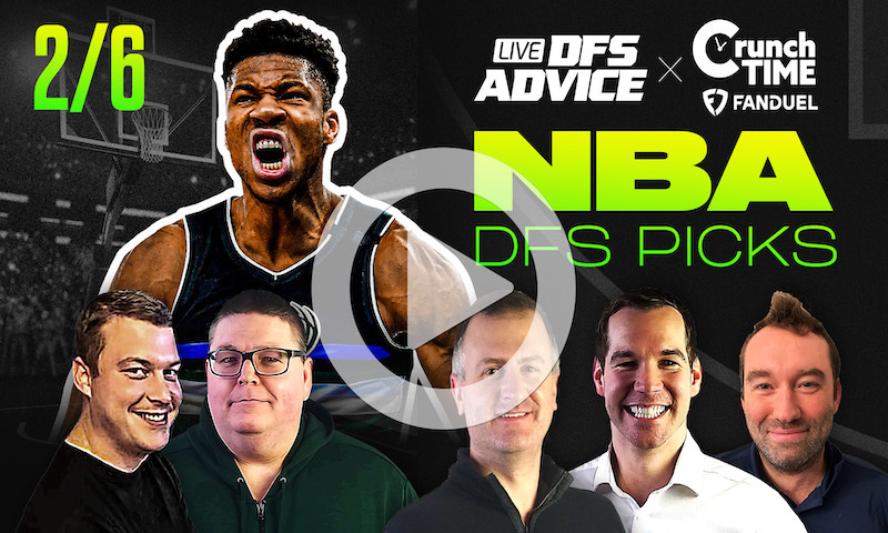 GrindersLive / Crunch Time - 2/6/23 NBA DFS Picks & Strategy