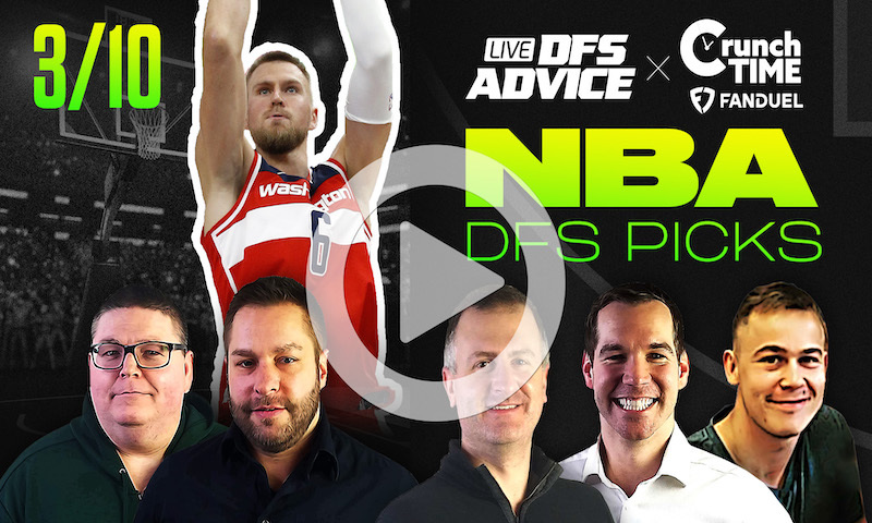 GrindersLive / Crunch Time - 3/10/23 NBA DFS Picks & Strategy