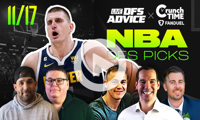 GrindersLive / Crunch Time - 11/17/23 NBA DFS Picks & Strategy