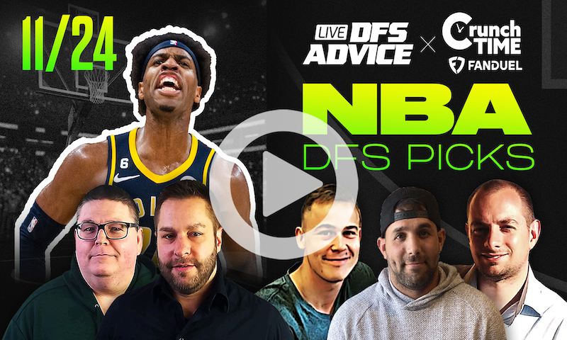 GrindersLive / Crunch Time - 11/24/23 NBA DFS Picks & Strategy