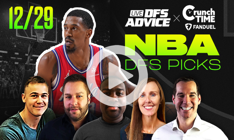 GrindersLive / Crunch Time - 12/29/23 NBA DFS Picks & Strategy