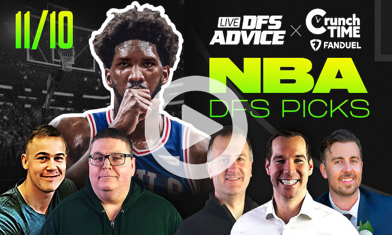 GrindersLive / Crunch Time - 11/10/23 NBA DFS Picks & Strategy