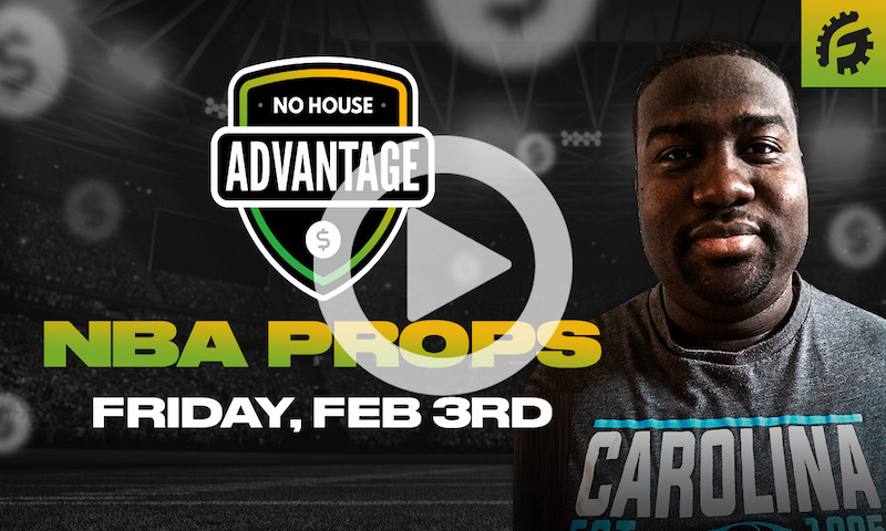 NBA Player Props on No House Advantage - Friday Feb 3rd