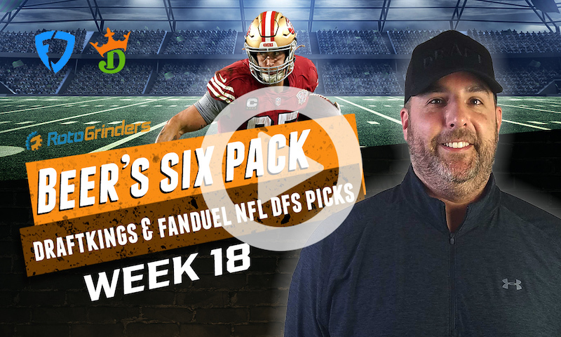 DraftKings and FanDuel NFL Six-Pack: Week 18