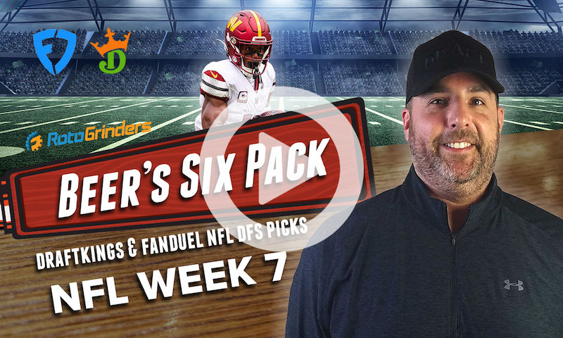 DraftKings and FanDuel NFL Six Pack: Week 7