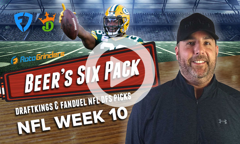 DraftKings and FanDuel NFL Six Pack: Week 10
