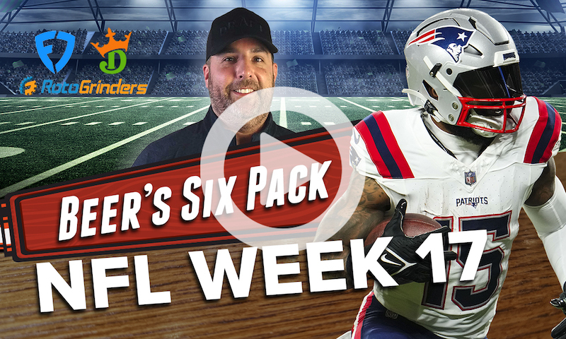 DraftKings and FanDuel NFL Six Pack: Week 17