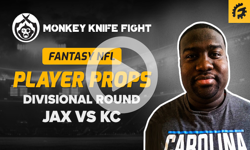 NFL Player Props on Monkey Knife Fight - JAX vs KC