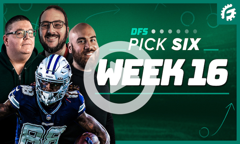 FanDuel & DraftKings NFL DFS Pick Six - Week 16