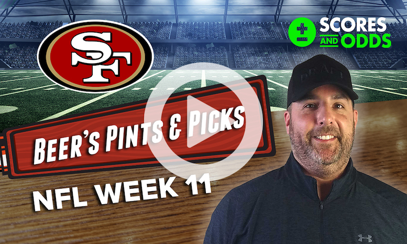 NFL Best Bets for Week 11: Pints & Picks presented by ScoresAndOdds