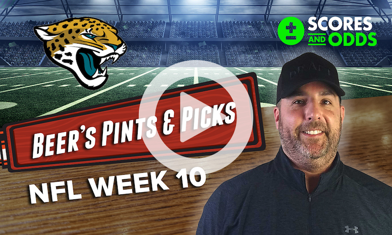 NFL Best Bets for Week 10: Pints & Picks presented by ScoresAndOdds