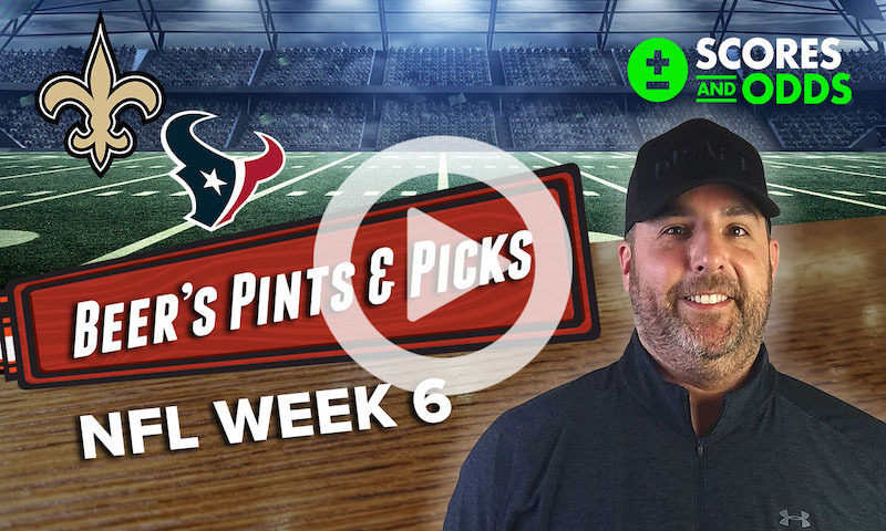 NFL Best Bets for Week 6: Pints & Picks presented by ScoresAndOdds