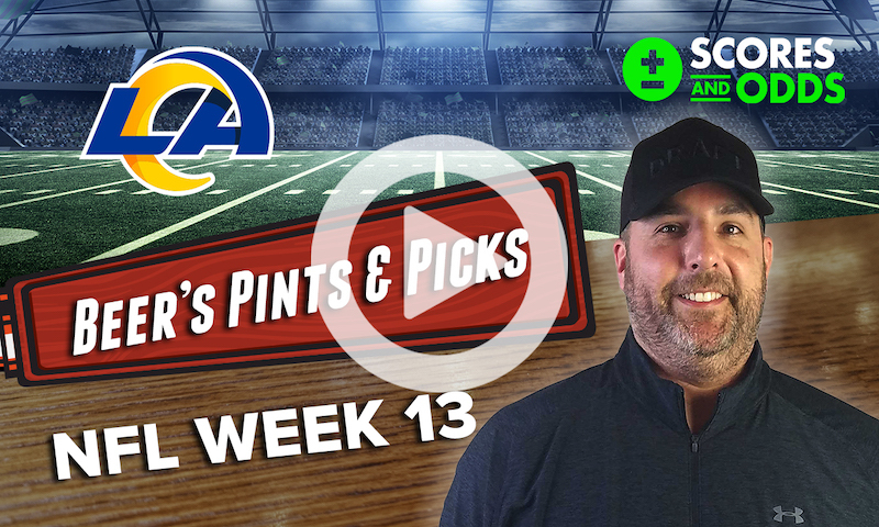 NFL Best Bets for Week 13: Pints & Picks presented by ScoresAndOdds