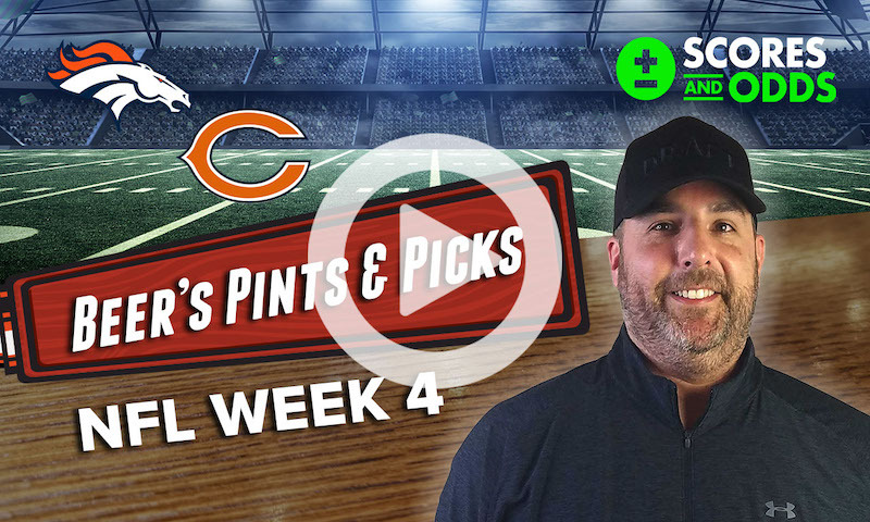 NFL Best Bets for Week 4: Pints & Picks presented by ScoresAndOdds