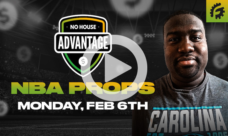 NBA Player Props on No House Advantage - Monday Feb 6th