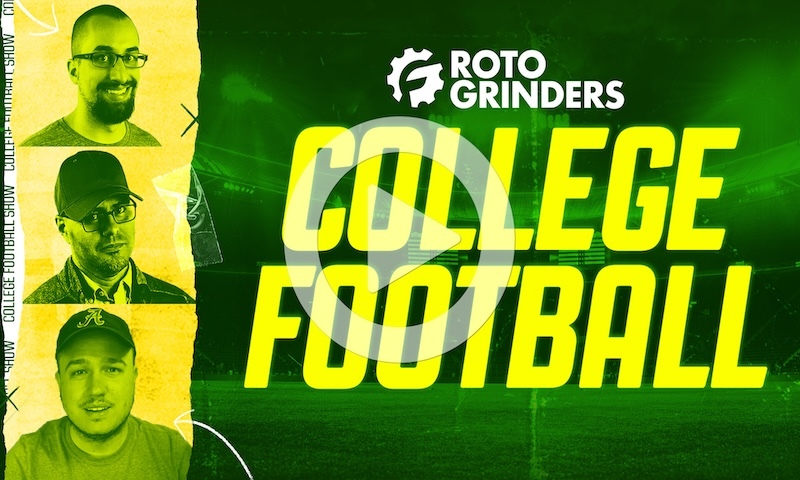 College Football Premium DFS Breakdown Show - Week 15