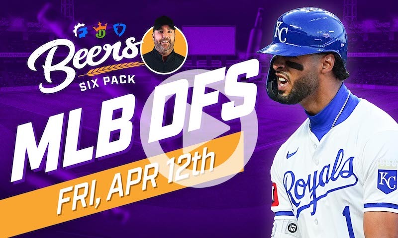 Beer's MLB DFS Six Pack: Friday, April 12th