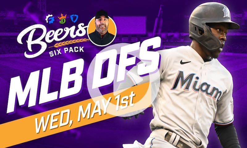 Beer's MLB DFS Six Pack: Wednesday, May 1st