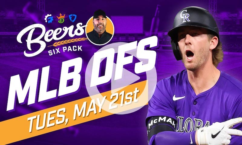 Beer's MLB DFS Six Pack: Tuesday, May 21st