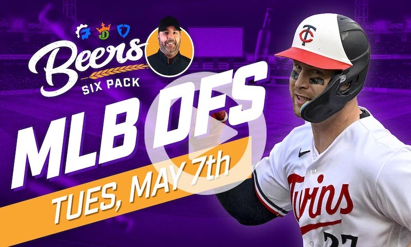 Beer's MLB DFS Six Pack: Tuesday, May 7th