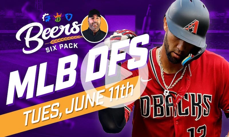 Beer's MLB DFS Six Pack: Tuesday, June 11th