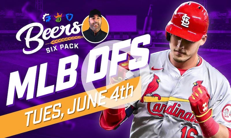 Beer's MLB DFS Six Pack: Tuesday, June 4th