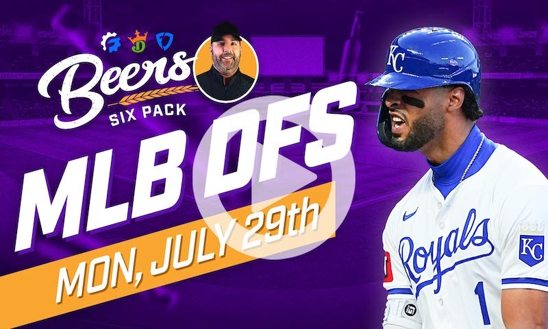 Beer's MLB DFS Six Pack: Monday, July 29th