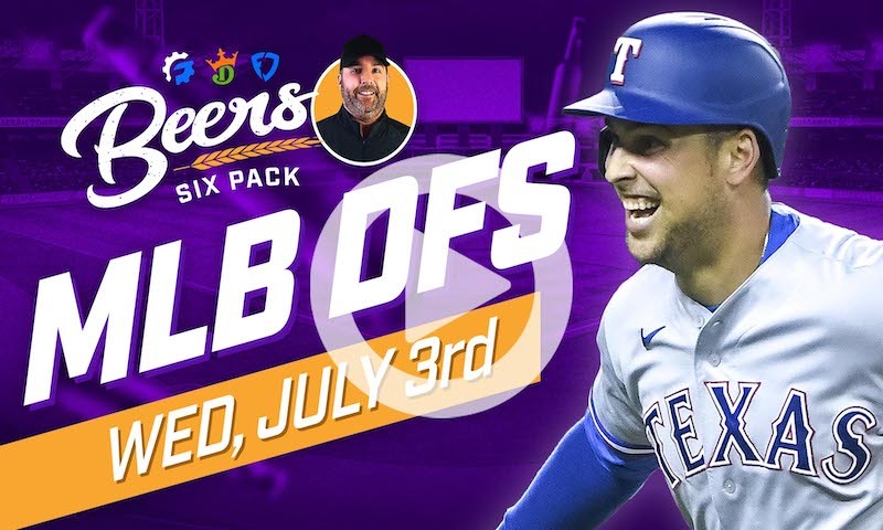 Beer's MLB DFS Six Pack: Wednesday, July 3rd