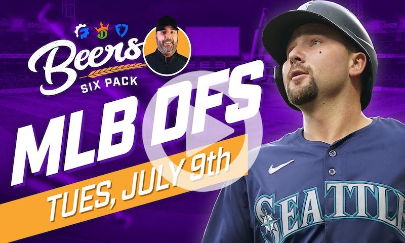 Beer's MLB DFS Six Pack: Tuesday, July 9th