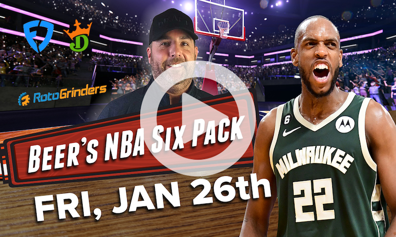 DraftKings and FanDuel NBA Six Pack: Friday, Jan. 26th