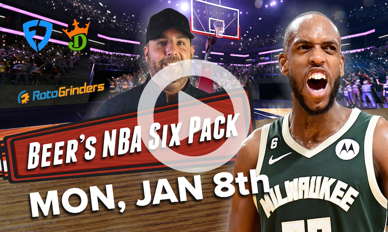 DraftKings and FanDuel NBA Six Pack: Monday, Jan. 8th