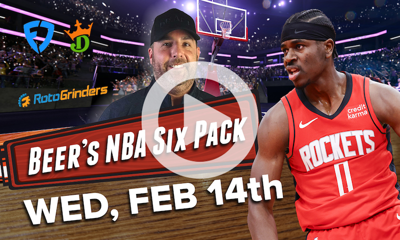 DraftKings and FanDuel NBA Six Pack: Wednesday, February 14th