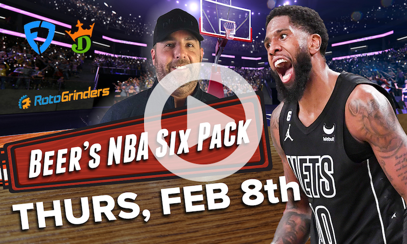 DraftKings and FanDuel NBA Six Pack: Thursday, February 8th