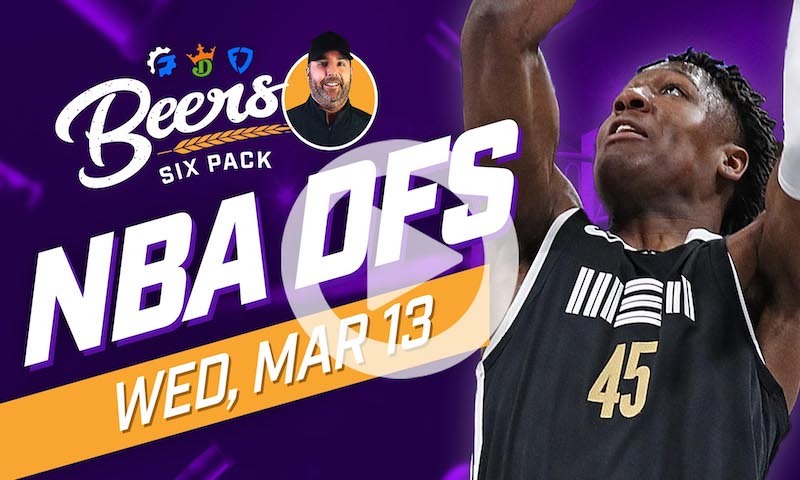 Beer's NBA DFS Six Pack: Wednesday, March 13th