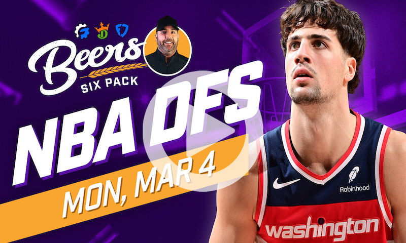 Beer's NBA DFS Six Pack: Monday, March 4th