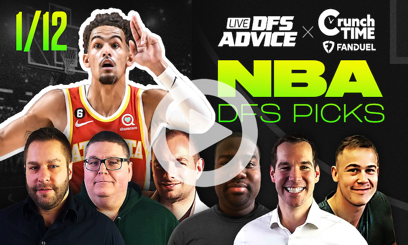 GrindersLive / Crunch Time - 1/12/24 NBA DFS Picks & Strategy